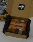 Hand Warmers – Soft Burnt Orange Highland Tartan