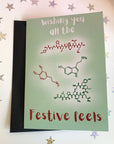 Wishing you all the festive feels chemistry card