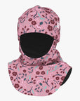 Fleece Balaclava For Kids FERN - Autumn Flowers