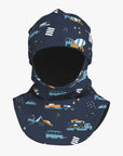 Fleece Balaclava for Kids in Vehicles Print