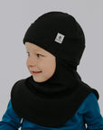 Kids Fleece Balaclava in Fern Green