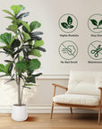 Artificial Fiddle Leaf Tree 5ft