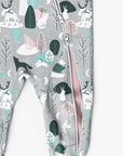 Winter Animals Baby Sleepsuit