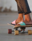 Premium vegan sandals in strawberry pink, white, nude, mint - stylish, ergonomic, slip-resistant, eco-friendly, fair trade, PETA certified by Fünve at brixbailey.com