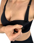 Everyday Seamfree Maternity and Nursing Bra | A to GG Cup | Black