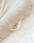 premium baby lounger, soft and snug portable nest for newborns, best-selling infant lounger with breathable tencel fabric, stylish and safe for tummy time by Faemli at brixbailey.com