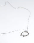 Cat Pendant Necklace in Stainless Steel