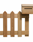 Wooden Postbox and Fence for Kids
