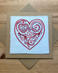 Filigree Heart Card