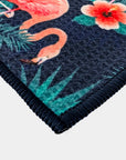 Flamingo Magnetic Golf Towel