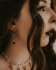 Fleur De Lis Hoop Earrings