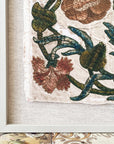Florence Framed Embroidery Print - Medium