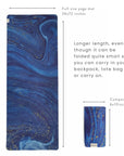 Travel Yoga Mat – Midnight Ocean