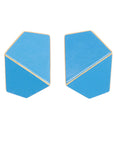 Folded Wide Statement Earrings