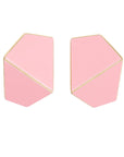 Folded Wide Statement Earrings