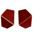 Folded Wide Earrings
