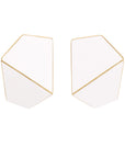 Folded Wide Statement Earrings