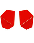 Folded Wide Earrings