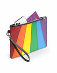 Handmade Leather Folio Case Small - Pride Rainbow