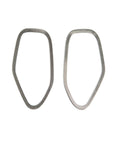 Silver Drop Earrings in Three Sizes