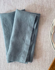French Blue Linen Napkins - 45 x 45cm, pack of 2