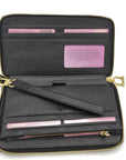 SADDLER FREYA Real Leather Designer RFID Purse & Phone Holder with Strap | Gift Boxed