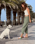 Premium vegan sandals in strawberry pink, white, nude, mint - ergonomic footbed, non-slip sole, eco-friendly fair fashion by Fünve at brixbailey.com