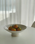 white fountain platter - large