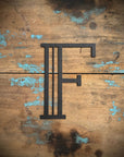 Black 5" or 12" Art Deco Metal Lettering A-Z 0-9
