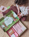 Fairy Gardening Kit for kids | Sensory Play set with Apron,Tray, Shovel, Fairies, Soil & Seeds | The Playmakers Co