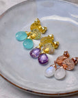 Classic Athena Kate Drop Earrings Amethyst