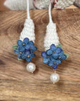 Sweet Alyssum Micro Crochet Earrings