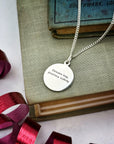 Classic St Christopher Necklace Sterling Silver 20mm