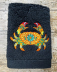 Funky Crab face cloth