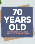 70 Years Old Birthday Card
