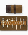 Gaucho Aztec Grooming Roll, Khaki