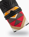 Gaucho Aztec Mini TechRoll, Black (Red/ Orange/ Black)