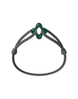 Green Clover Cord Bracelet