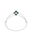 Mini Green Clover Cord Bracelet