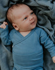 Ribbed Bodysuit with Long Sleeves for Newborn Babies GIA