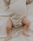 Ribbed Bodysuit with Long Sleeves for Newborn Babies GIA