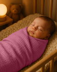 GOTS emmaillotage maxi langes rose coton bio papate