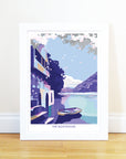 Boathouse Vintage Travel Poster