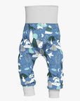 Baby pants with winter animals print by breden, Oeko-Tex cotton, diaper-friendly fit at www.brixbailey.com