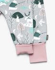 Baby pants with winter animals print by breden, Oeko-Tex cotton, diaper-friendly fit at www.brixbailey.com