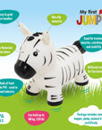 Bouncy Zebra Ride On Toy for Toddlers