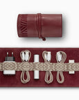 Premium 6-piece mobile accessories kit, genuine cowhide leather and suede, power bank, charging cables, adaptor, UK EU US AU charger, 12-month warranty by MANTIDY at brixbailey.com