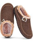 Ossa Low Women's Slipper in Chocolate and Cream