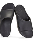 Women's Black Spa Slider Sandals