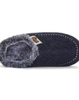 Ossa Low Women's Slipper in Navy and Grey